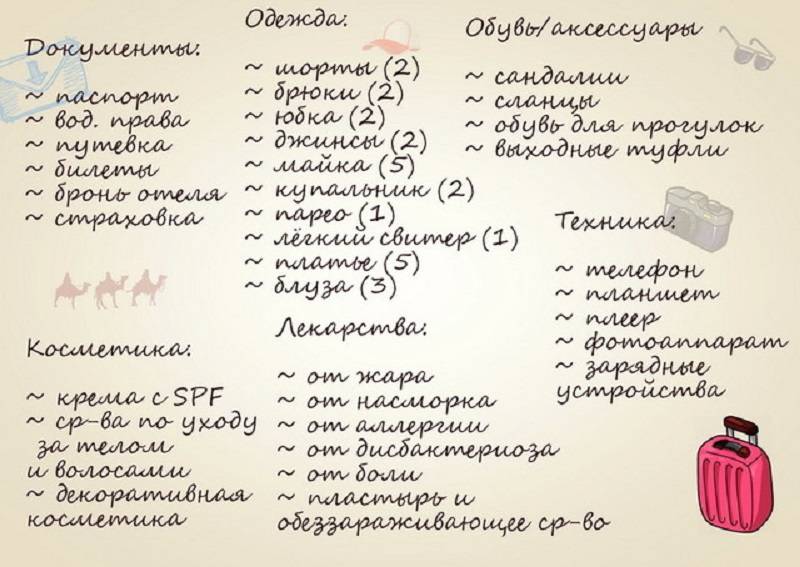 1. Разделите вещи по категориям