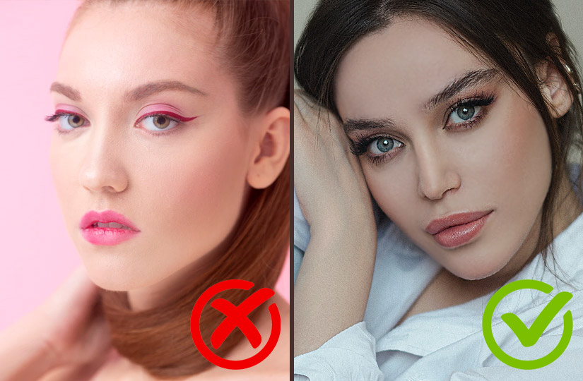 Цветовая гамма для омолаживающего макияжа