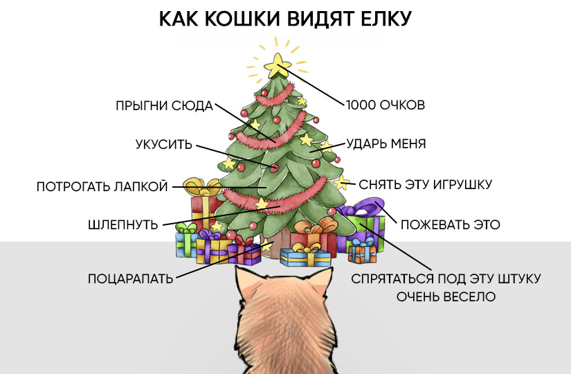 2. Защитите основание елки