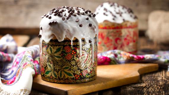 Приготовление пасхального кекса на чёрном чае
