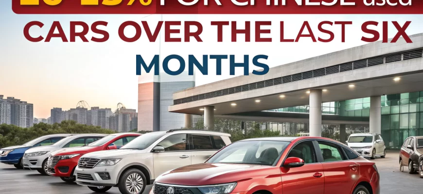Китайские автомобили с пробегом: как за полгода цены упали на 10-15%