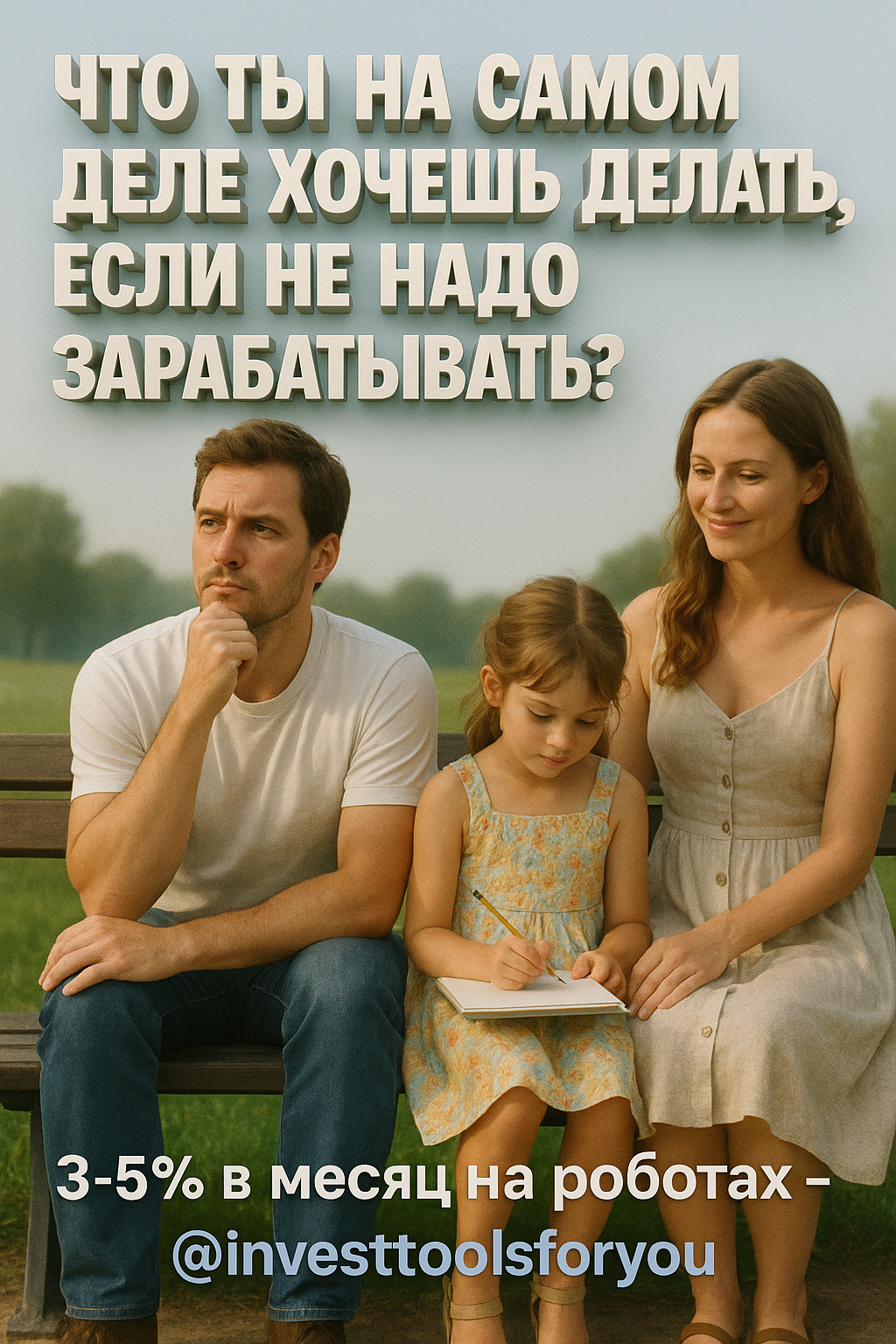 Что ты на самом деле хочешь делать, если не надо зарабатывать?