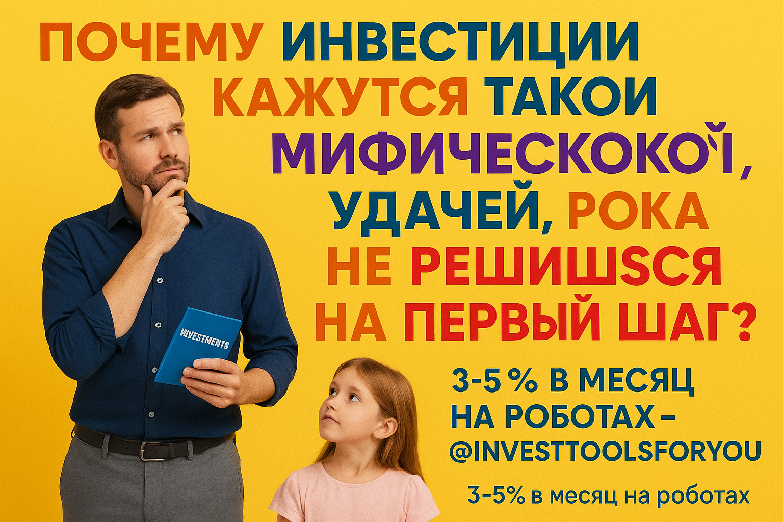 Почему инвестиции кажутся такой мифической удачей, пока не решишься на первый шаг?