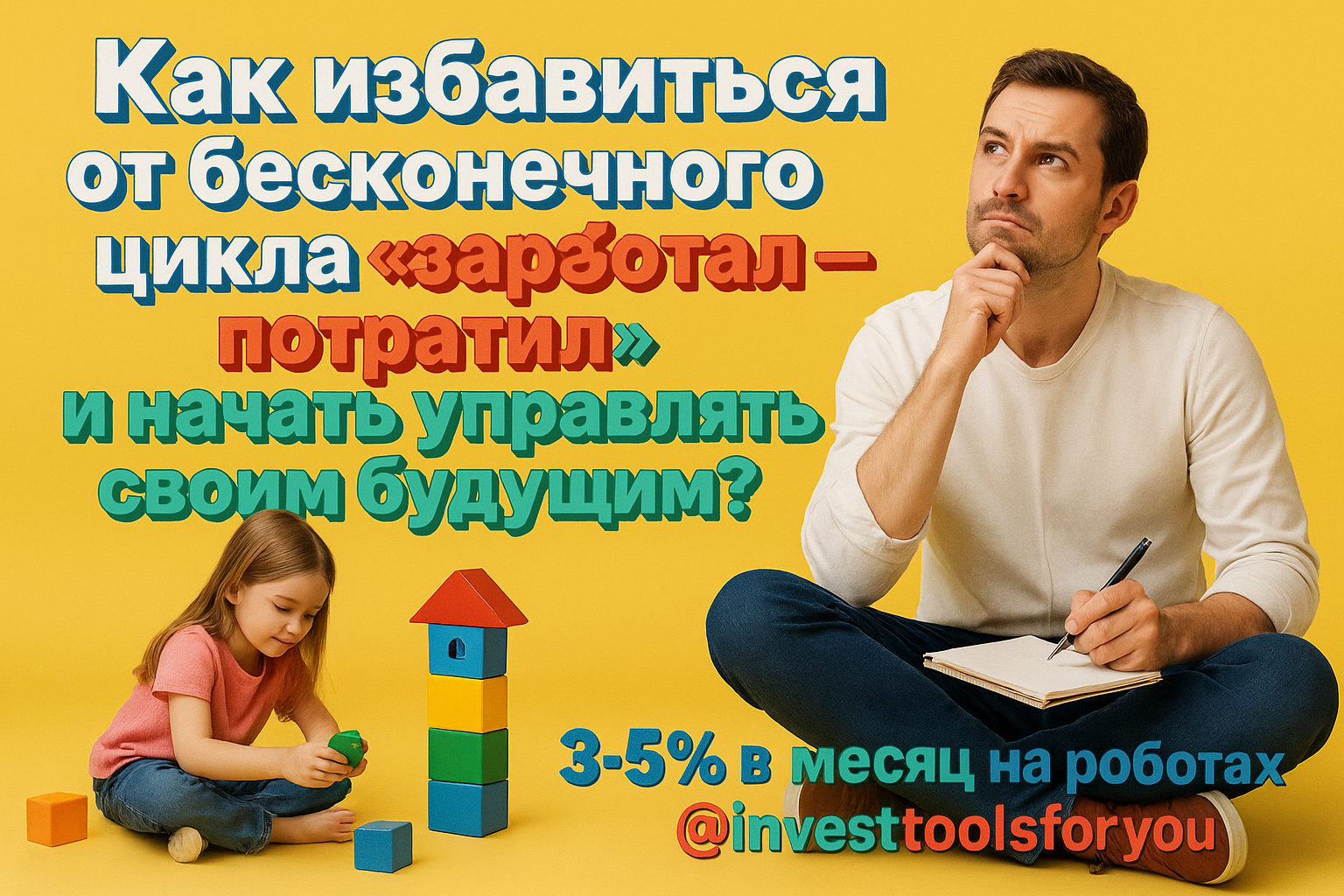 Как избавиться от бесконечного цикла «заработал — потратил» и начать управлять своим будущим?