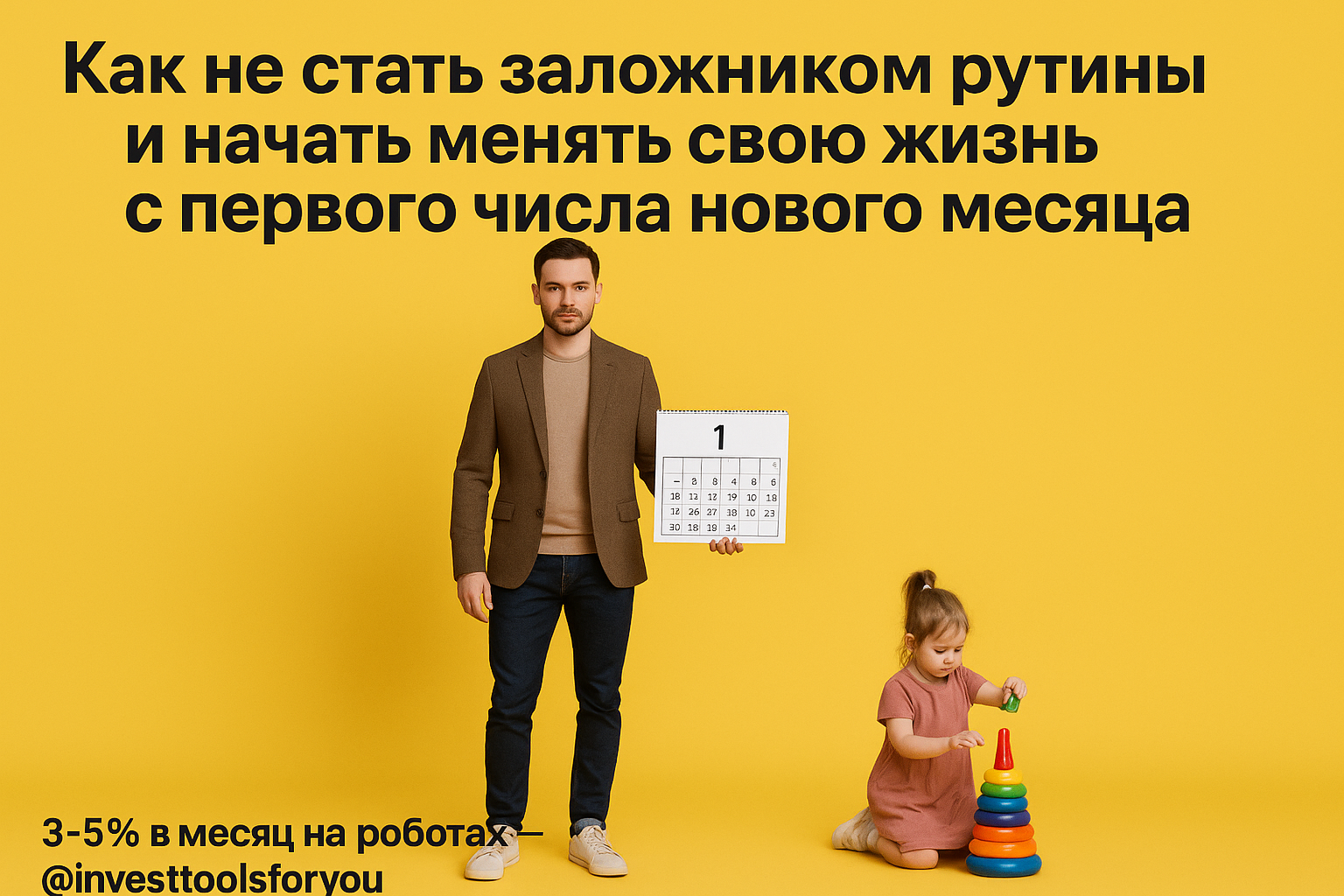 Как не стать заложником рутины и начать менять свою жизнь с первого числа нового месяца