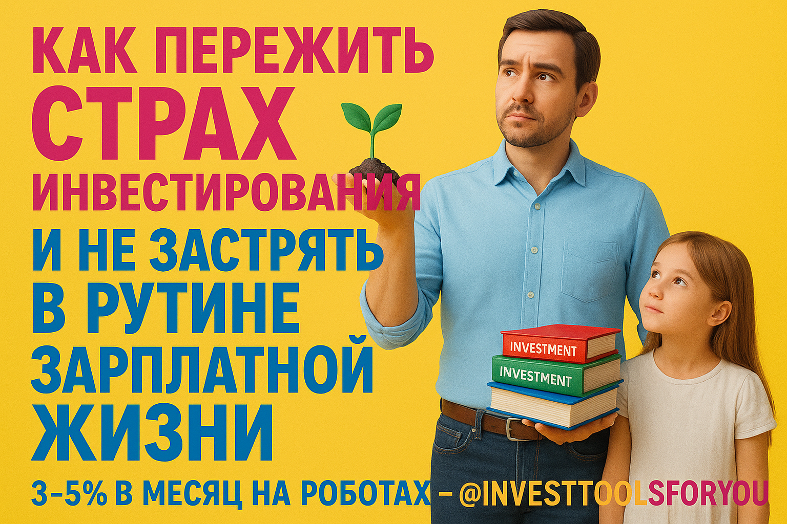 Как пережить страх инвестирования и не застрять в рутине зарплатной жизни