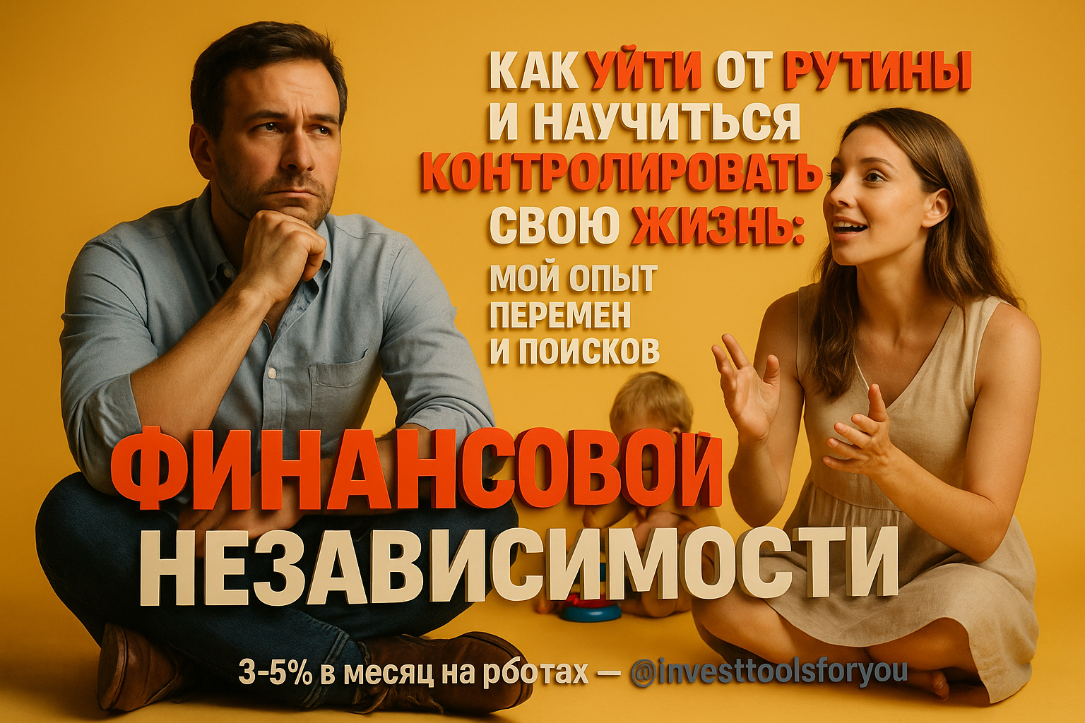 Как уйти от рутины и научиться контролировать свою жизнь: мой опыт перемен и поисков финансовой независимости
