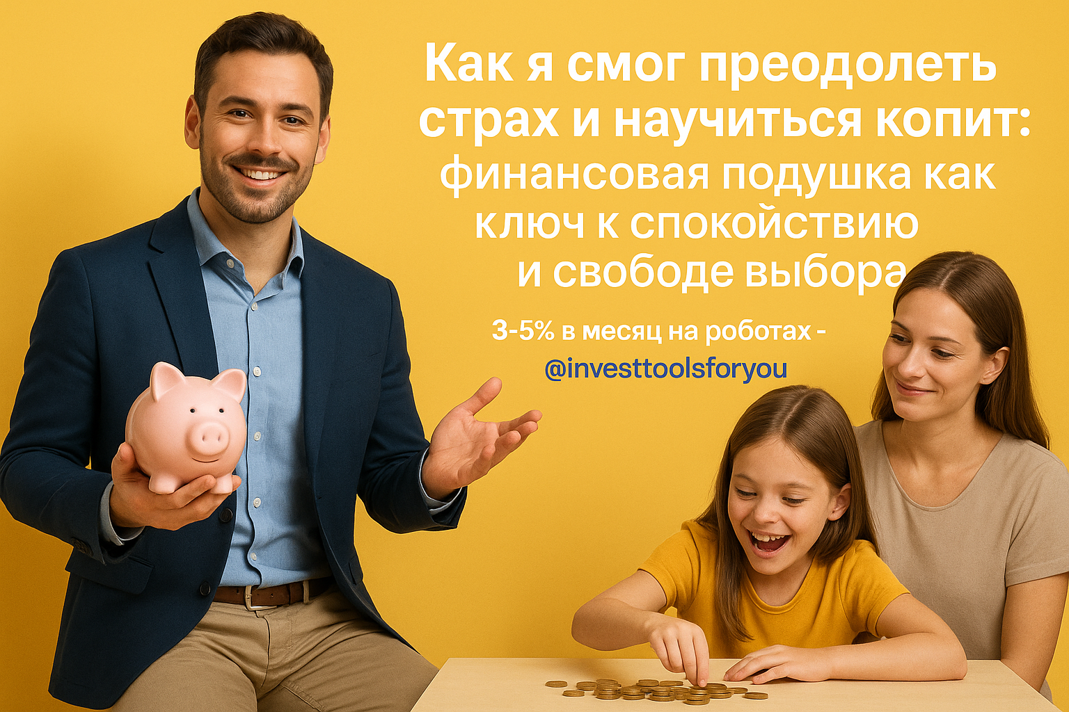 Как я смог преодолеть страх и научиться копить: финансовая подушка как ключ к спокойствию и свободе выбора