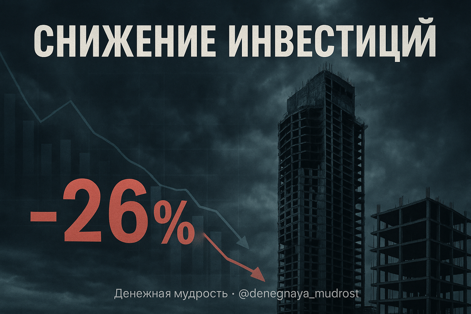 Инвестиции в недвижимость России в I полугодии: анализ снижения на 26% от NF Group