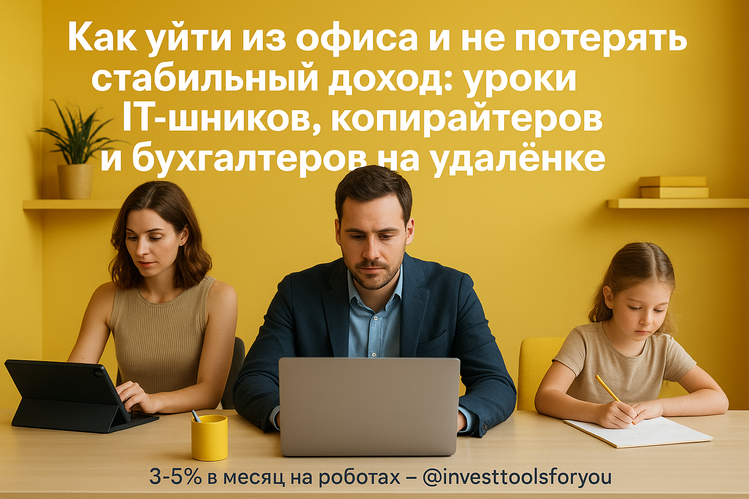 Как уйти из офиса и не потерять стабильный доход: уроки IT-шников, копирайтеров и бухгалтеров на удалёнке