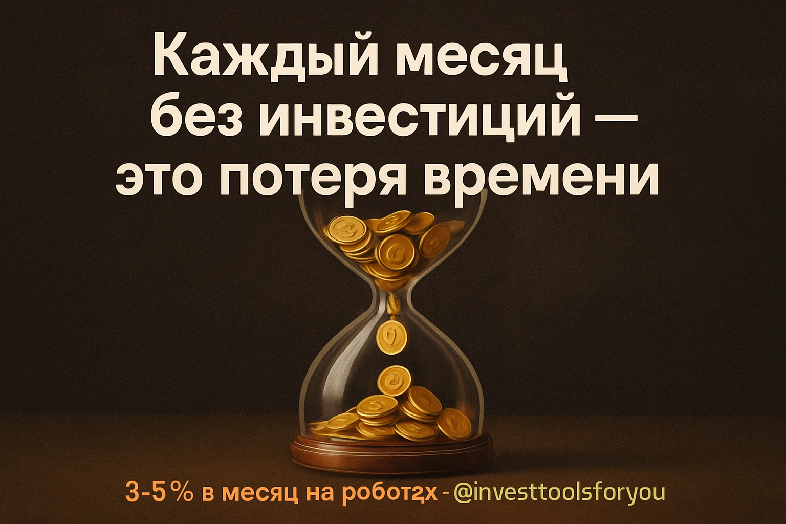 Каждый месяц без инвестиций — это потеря времени