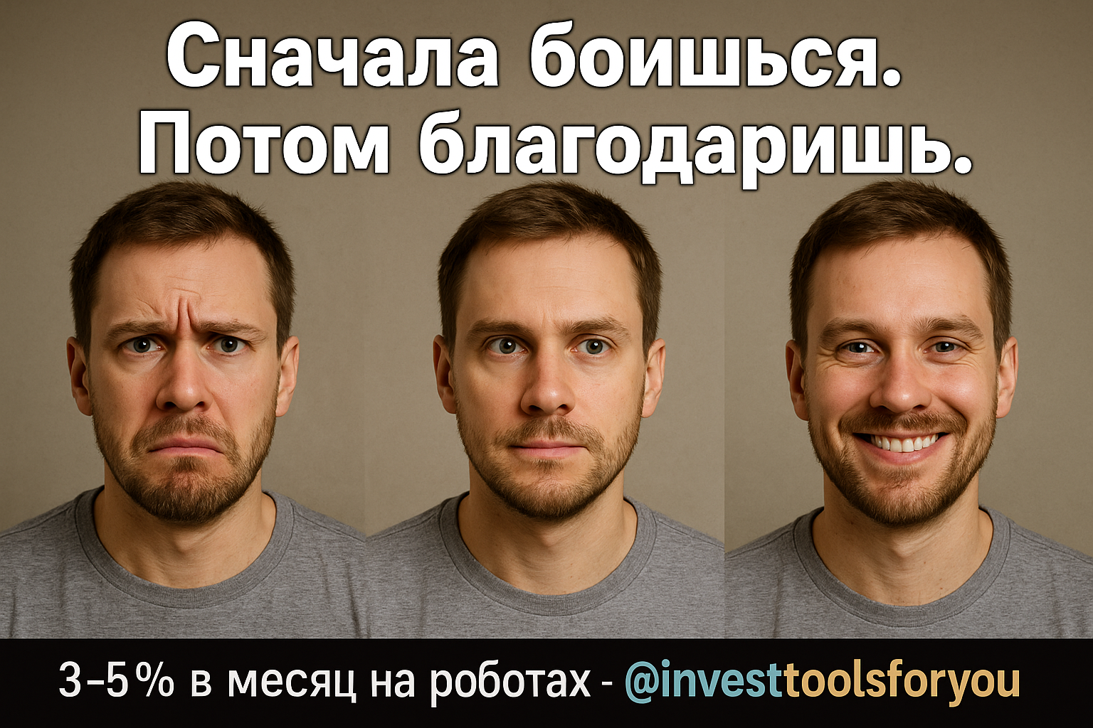 Сначала боишься. Потом благодаришь